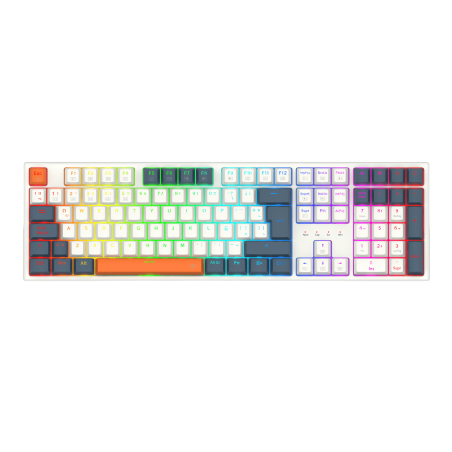 Teclado Redragon Trundle K668WBO SP